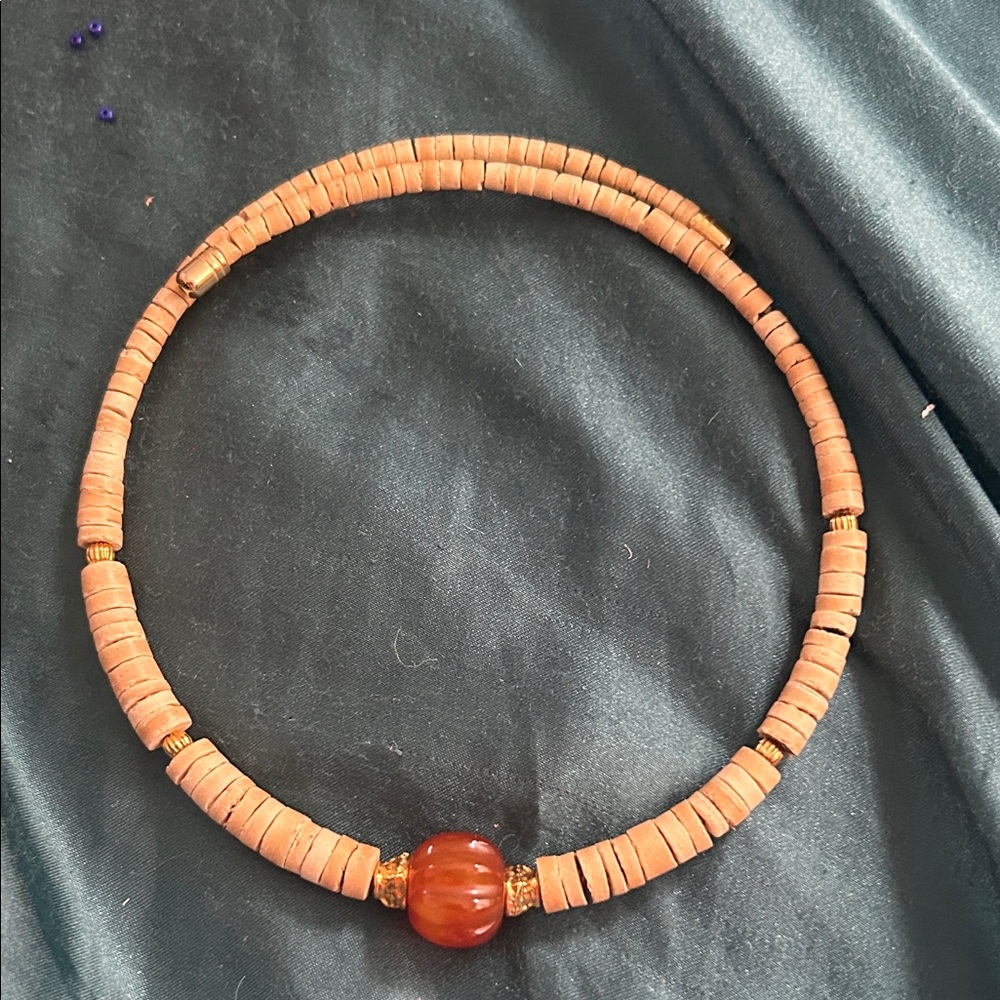 Elegant Cream Beaded Necklace